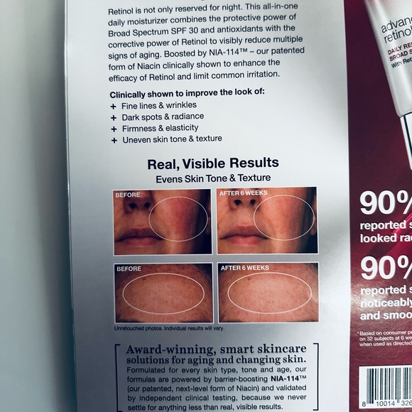 NEW StriVectin Advanced Retinol Daily Repair Moisturizer Broad Spectrum SPF 30 - Picture 6 of 9